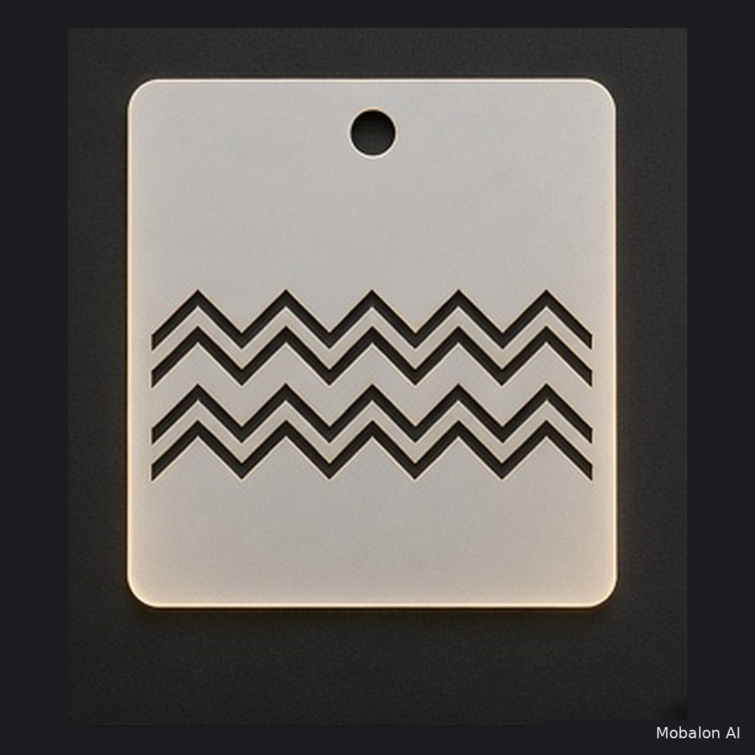 MR. HAIR ART STENCIL - ZIG ZAGS 2