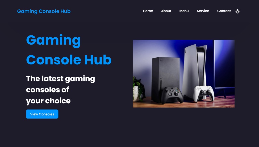 Gaming Console Hub Demo