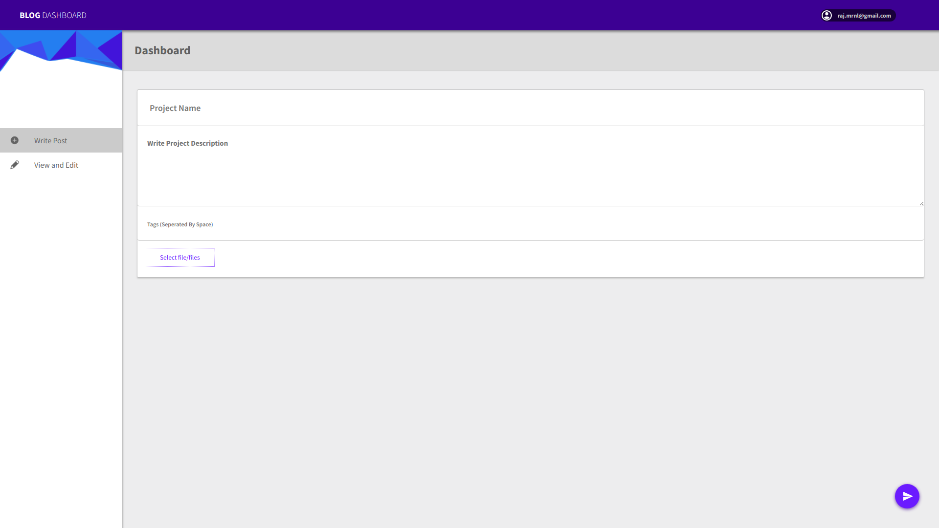 GitHub - mrinalraj/BlogDash: a blog dashboard using React.js