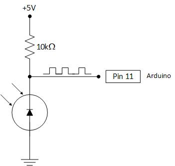 Arduino PhotoTransistor Circuit