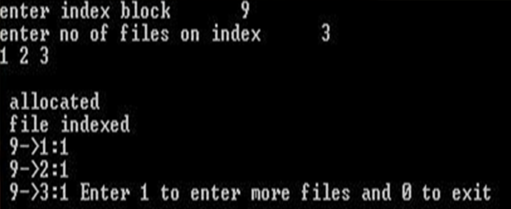 Output-Indexed-File-Allocation