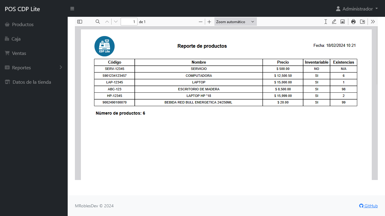 Reporte