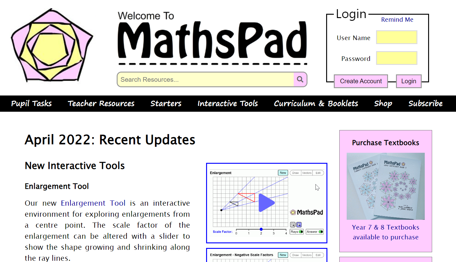 John Hanson Maths Links