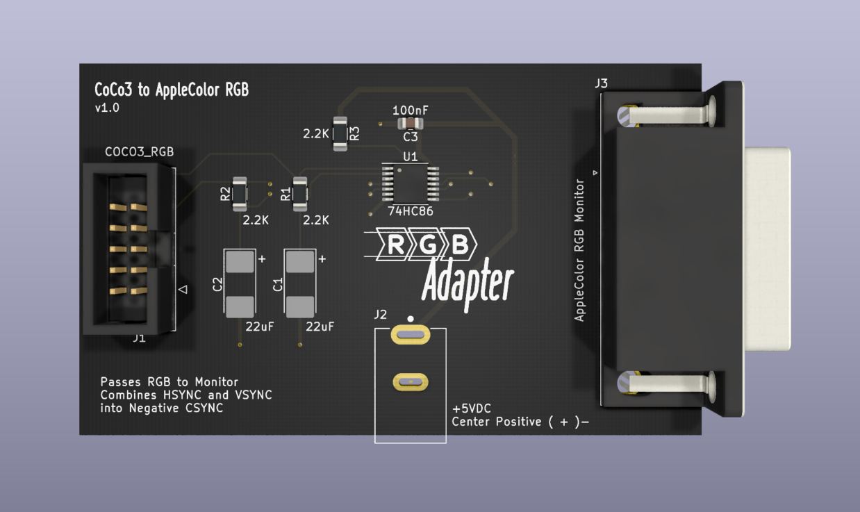 Coco3AppleRGB, from the project README
