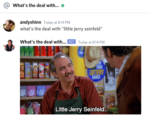 what's the deal with "little jerry seinfeld"