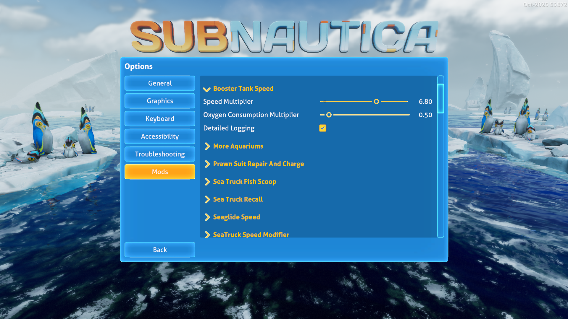 Mod options