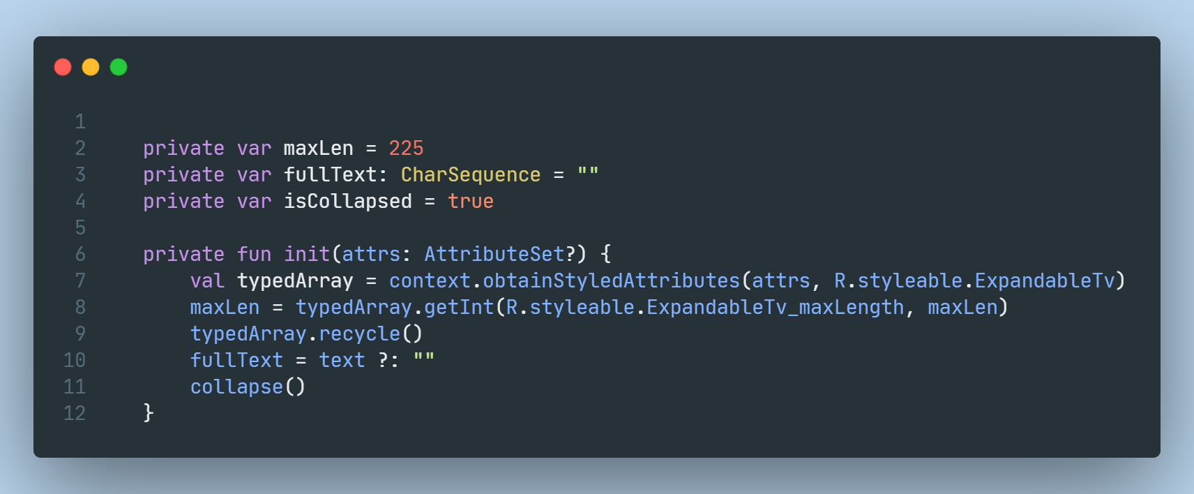 ExpandableTv method-vars1