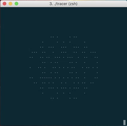 tracer running