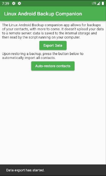 Screenshot 5 of Open Android Backup — opens full size