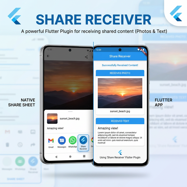 share receiver preview