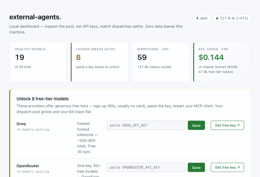 paste-and-save walkthrough — banner → password input → Save → confirmation