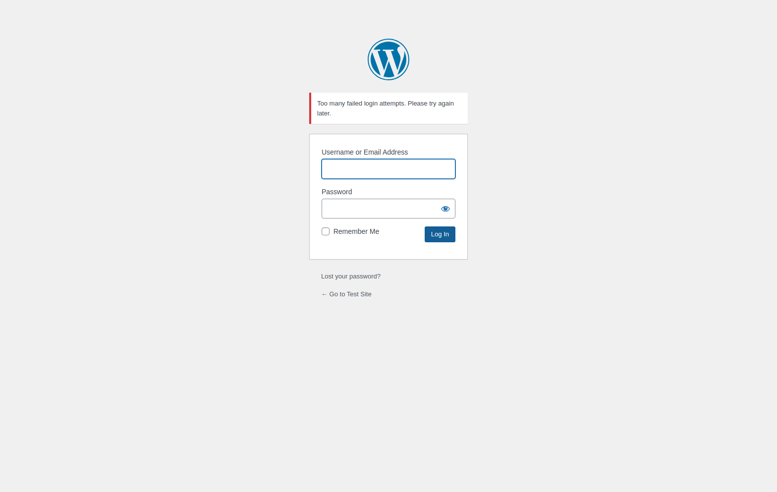 Login Shield Lockout