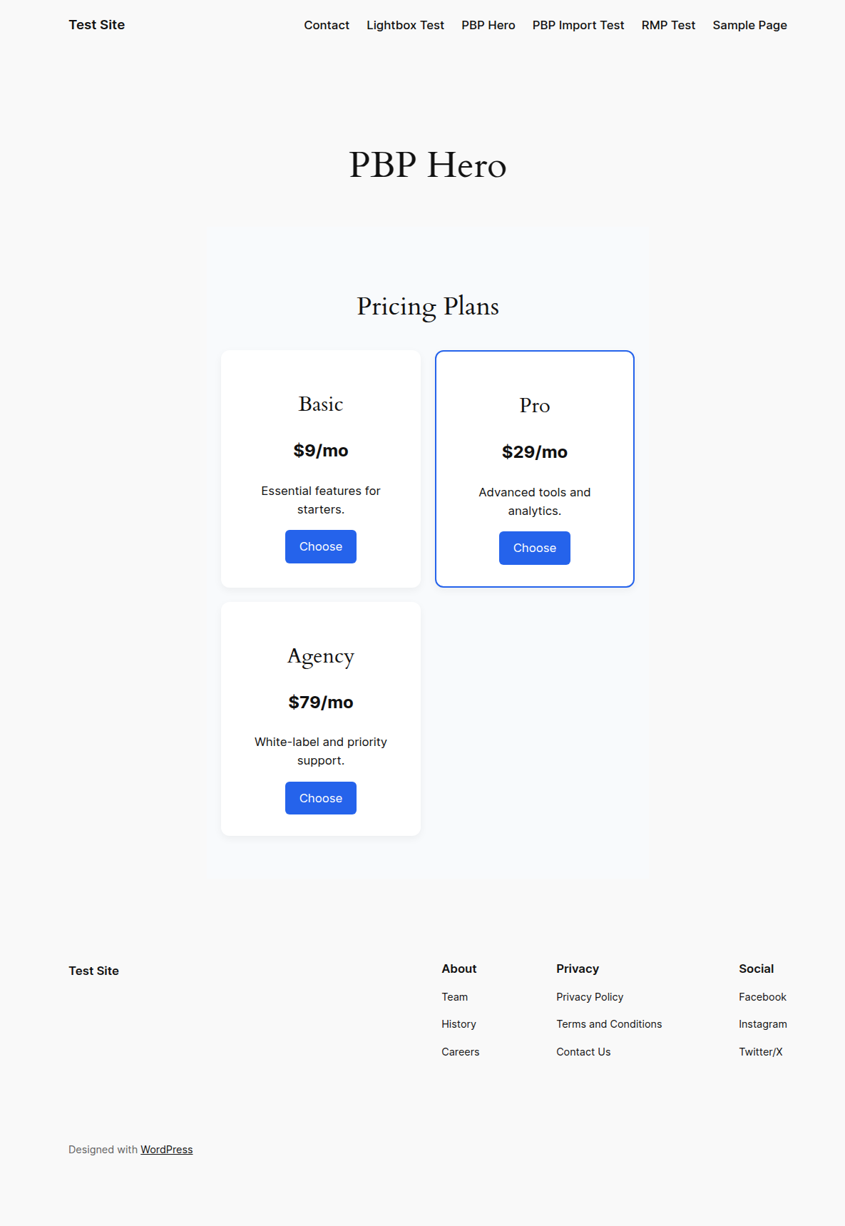 Frontend Pricing