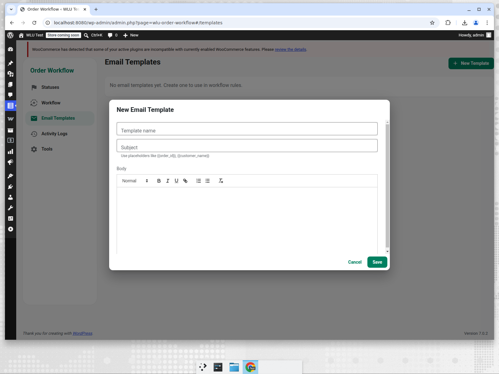 New Email Template