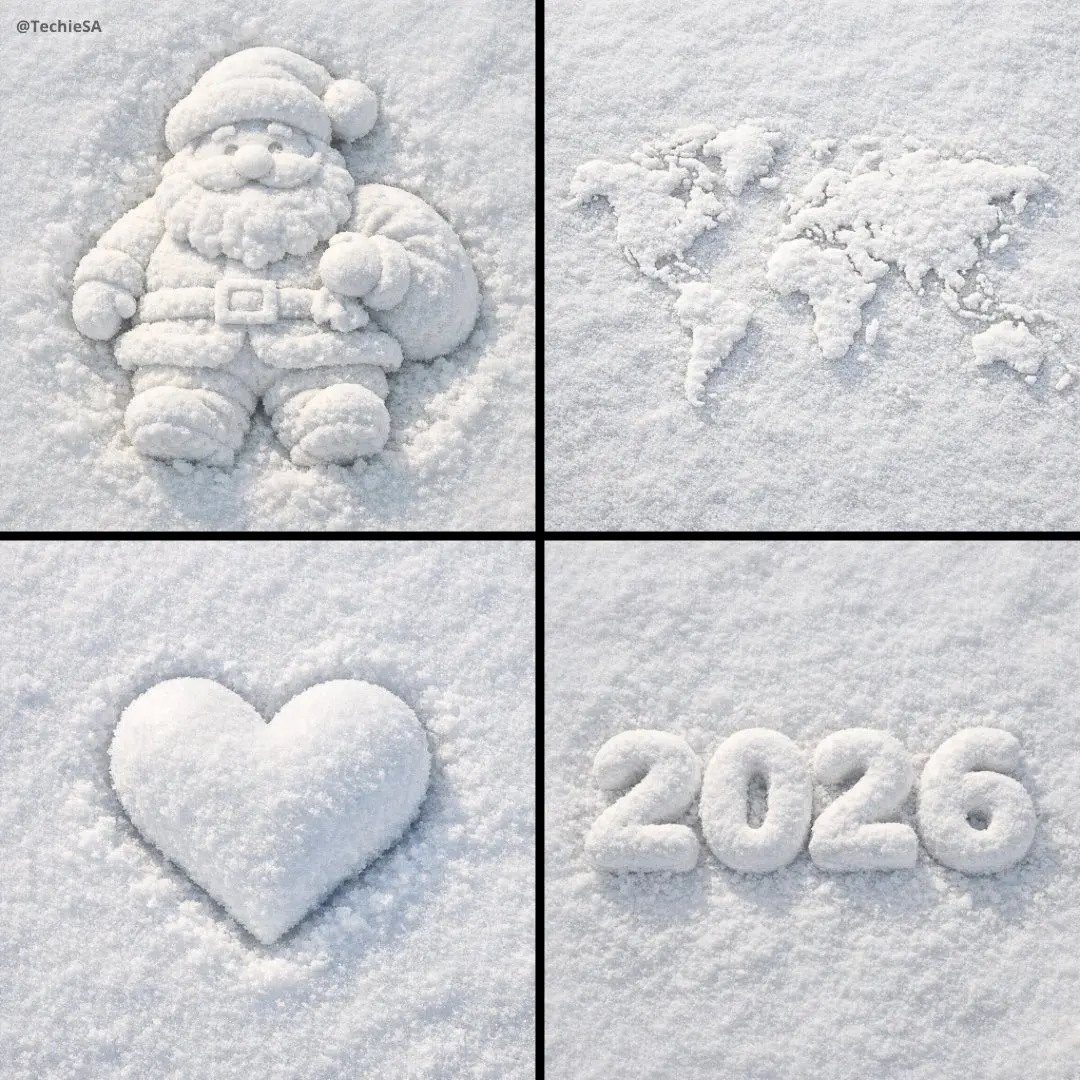 Create a 3D of [OBJECT] made of white snow. The voluminou...