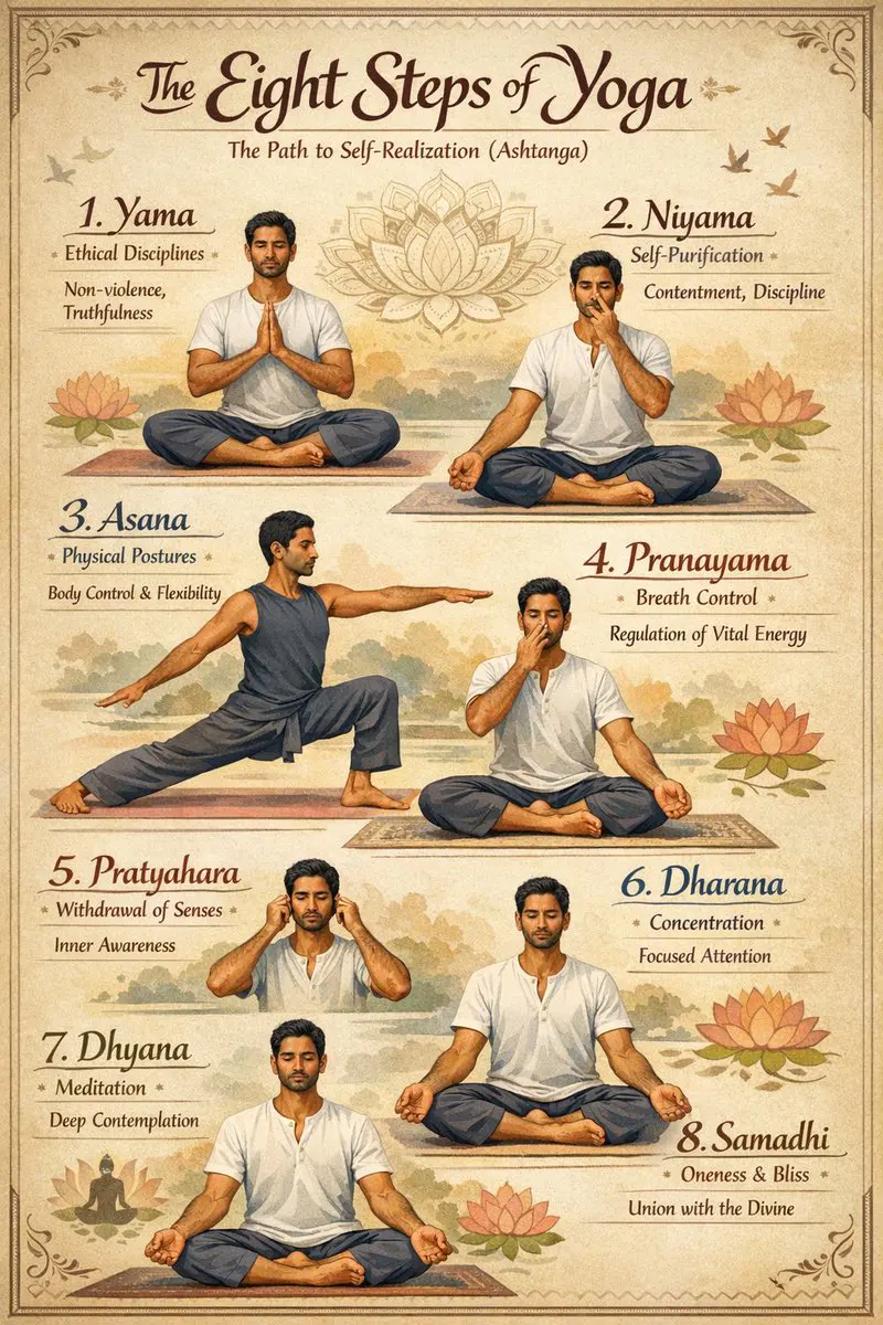 create an infographic with an indian man with different y...