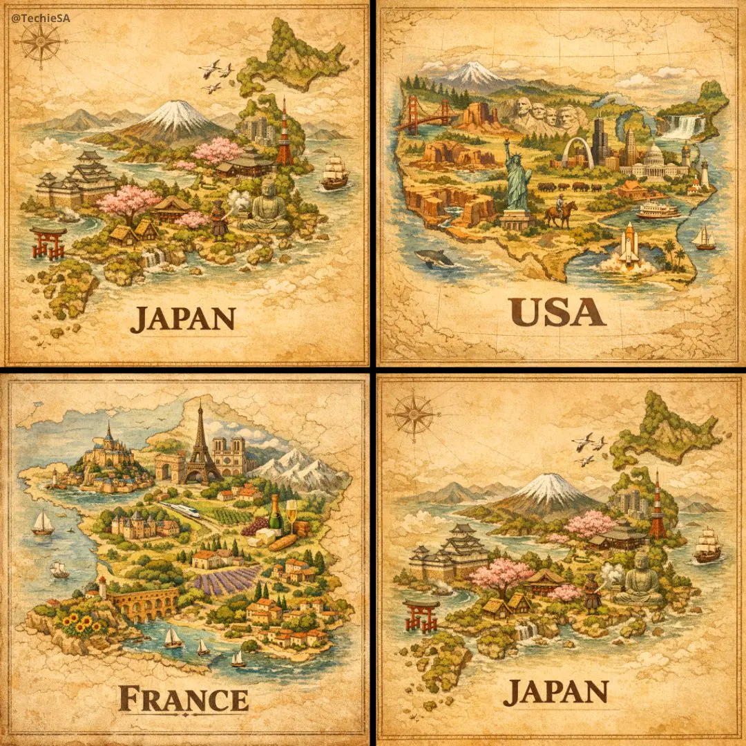 A hand-painted isometric bird’s-eye view illustration of ...