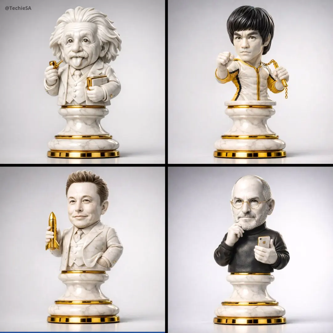 A hyper-detailed 3D render of a collectible chess piece d...