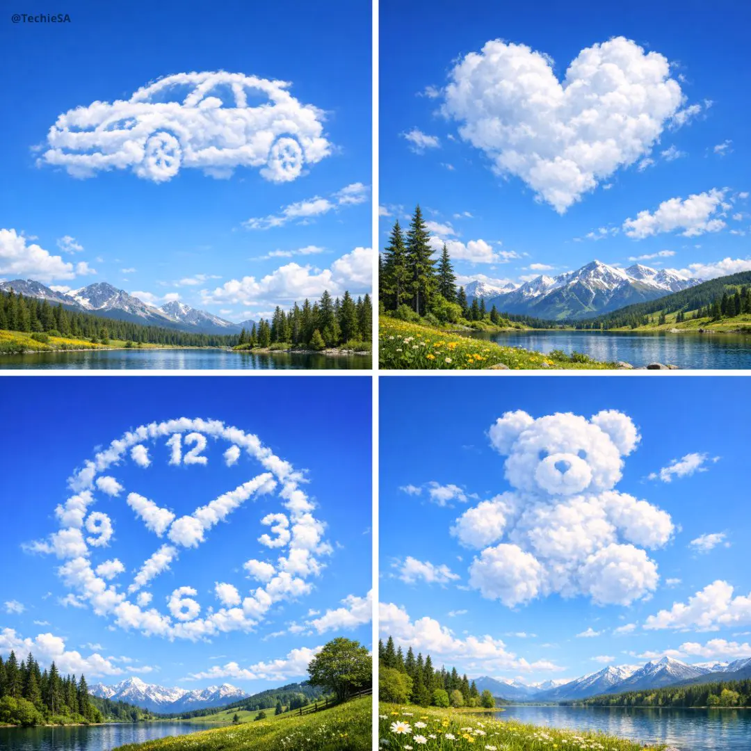 Create an ultra-realistic sky scene where soft, natural c...