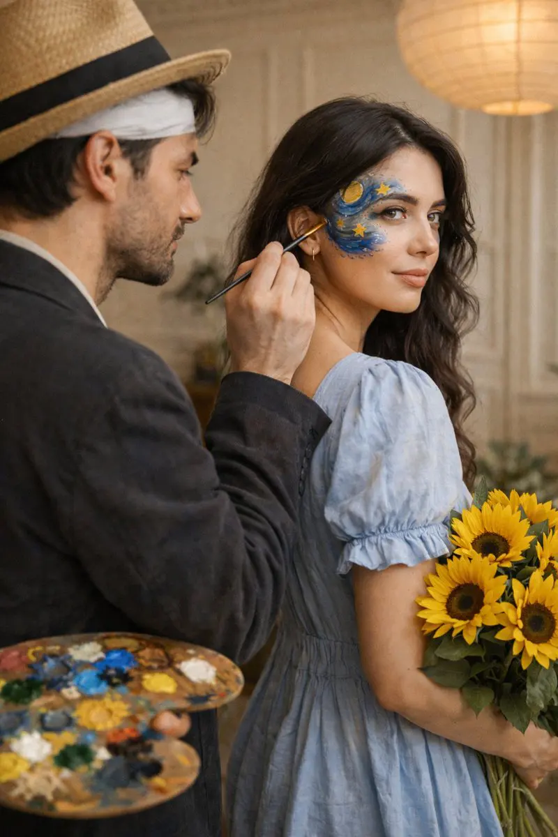 She trusted him with her face