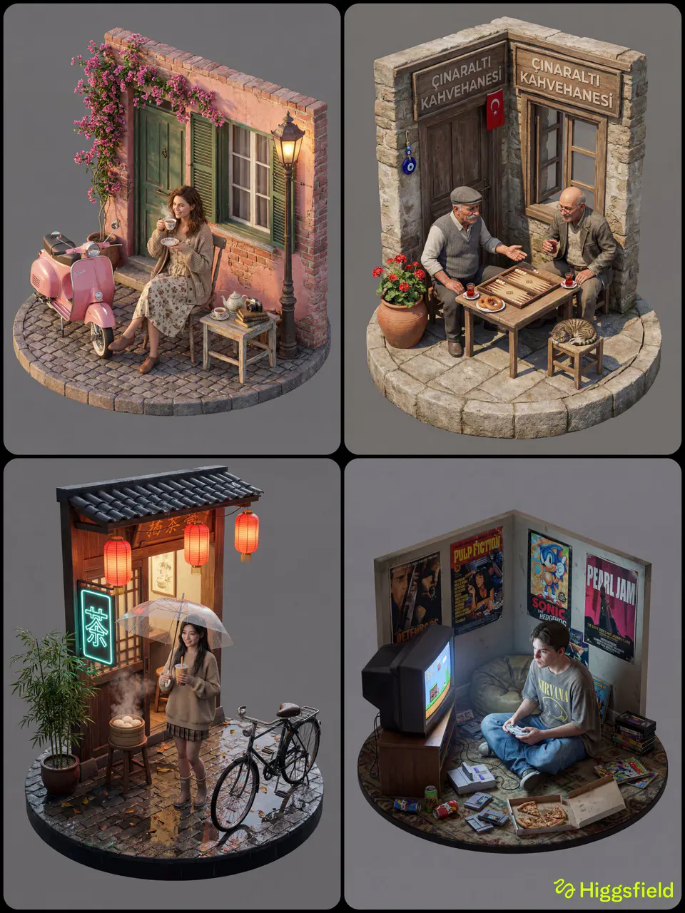 Concept: A hyper-realistic 3D isometric view of a [INSERT...