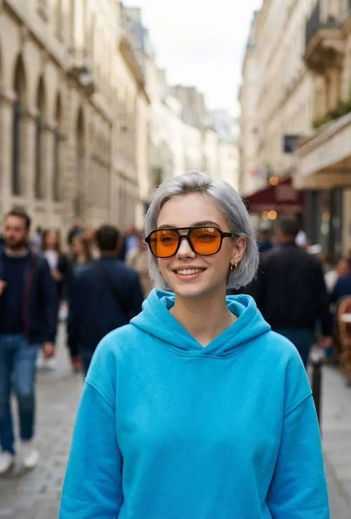 Natural street portrait inspired by Scott Schuman, woman ...