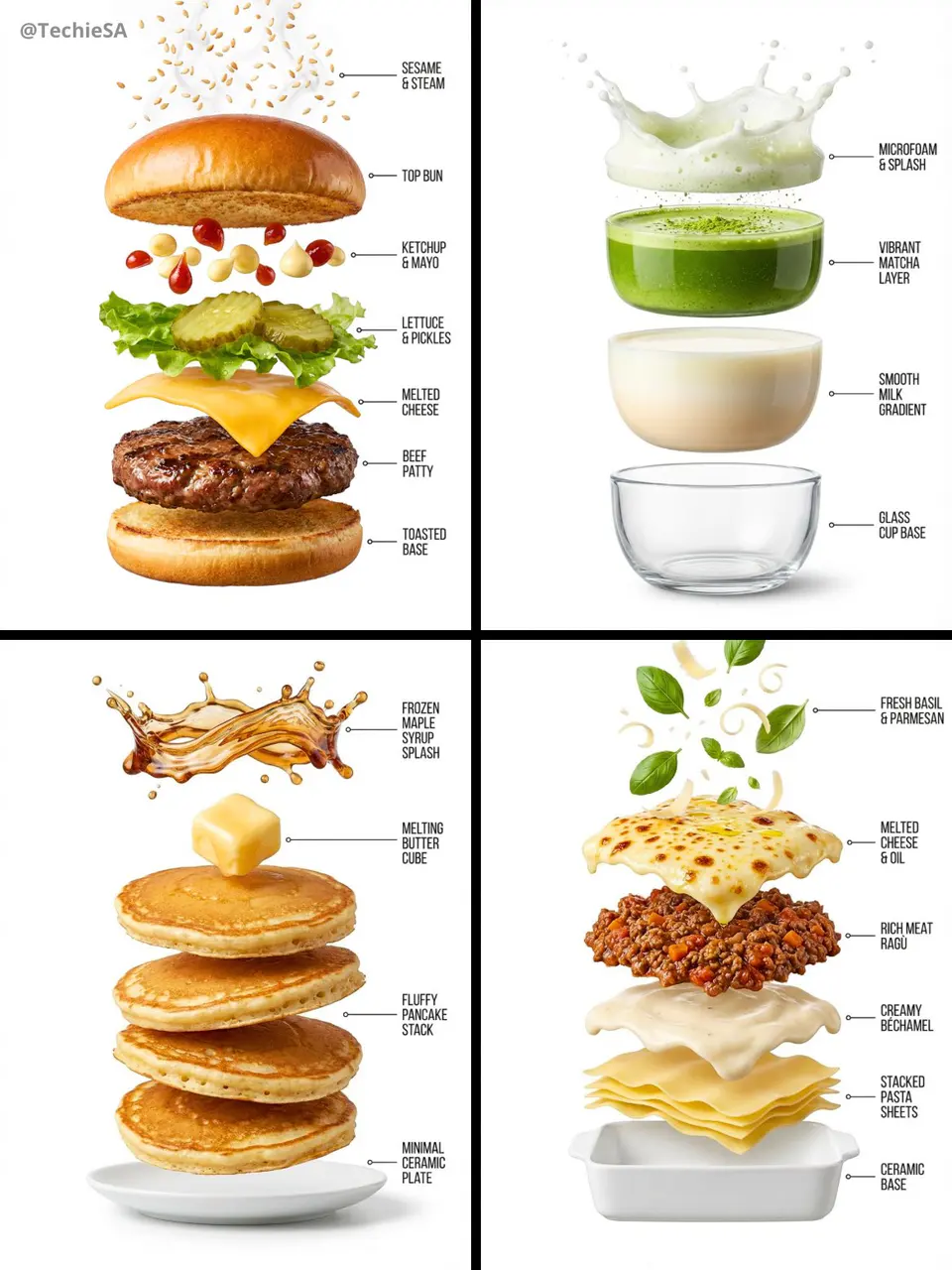 Create a hyper-realistic exploded vertical infographic co...