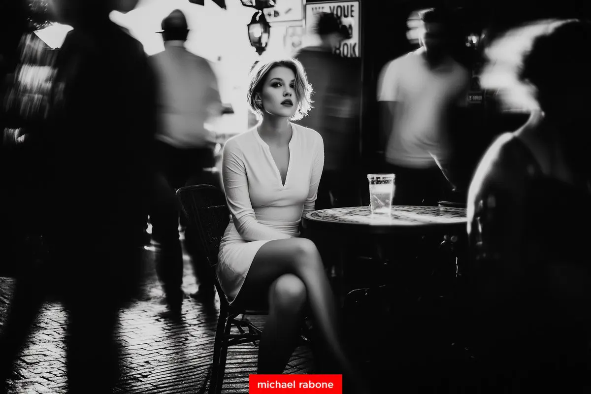 This woman is quietly thinking whether or not Midjourney ...