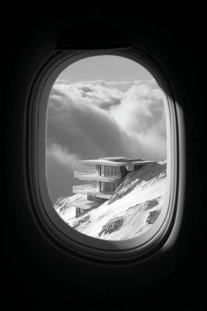 a window looking out an airplane and you can see a 4k ima...