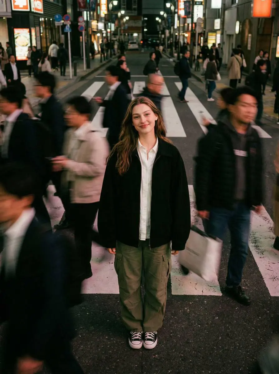 Cinematic street photography capturing a moment in motion...