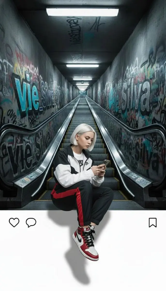 A high-definition, realistic 3D social media profile pict...
