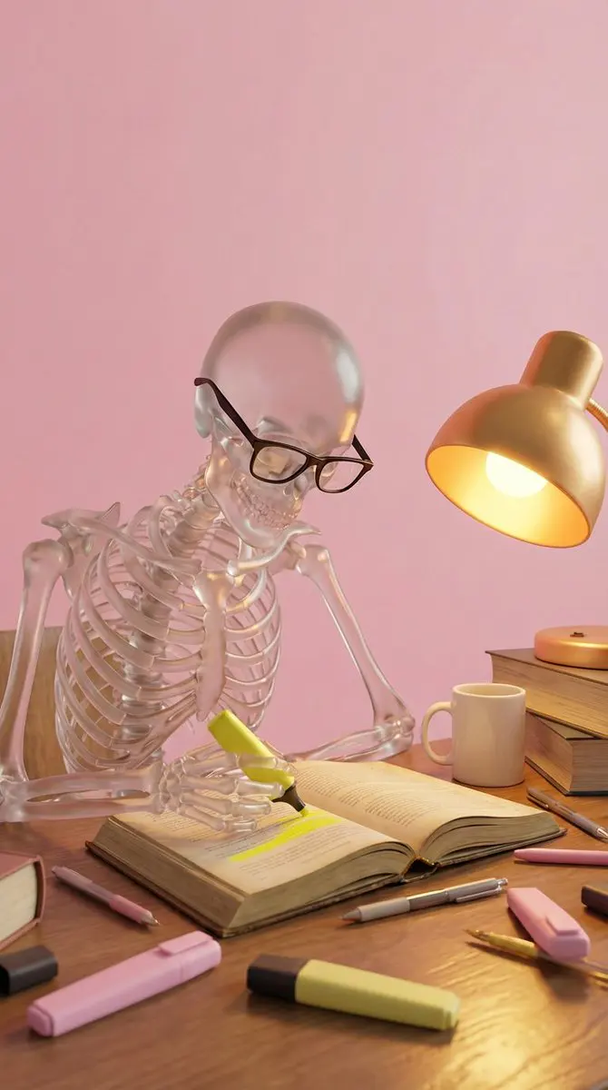 Create a high-quality stylized 3D render of a clear, tran...