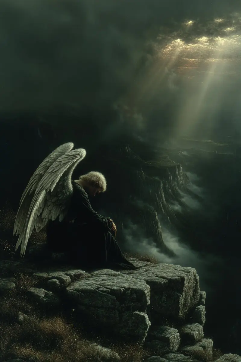 He observes what humans avoid: the moment between two imp...