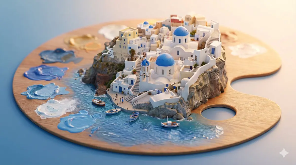 Create a stylized miniature 3D diorama viewed from a 45-d...