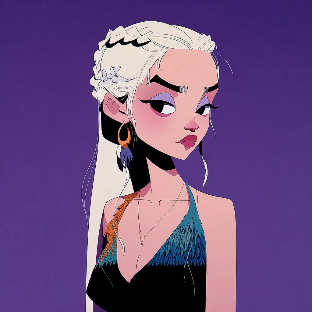 I’m sharing this Midjourney style reference for flat illu...