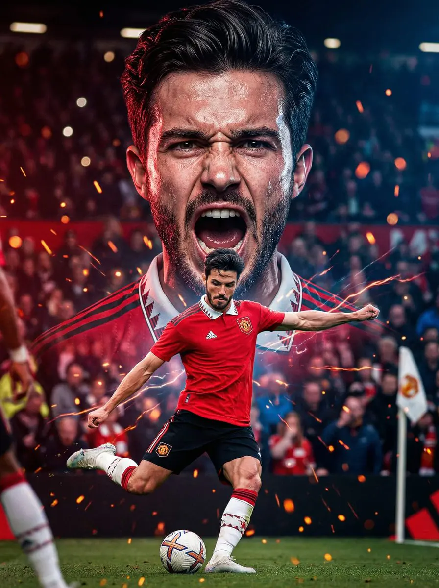 Ultra-realistic cinematic football poster in the style of...