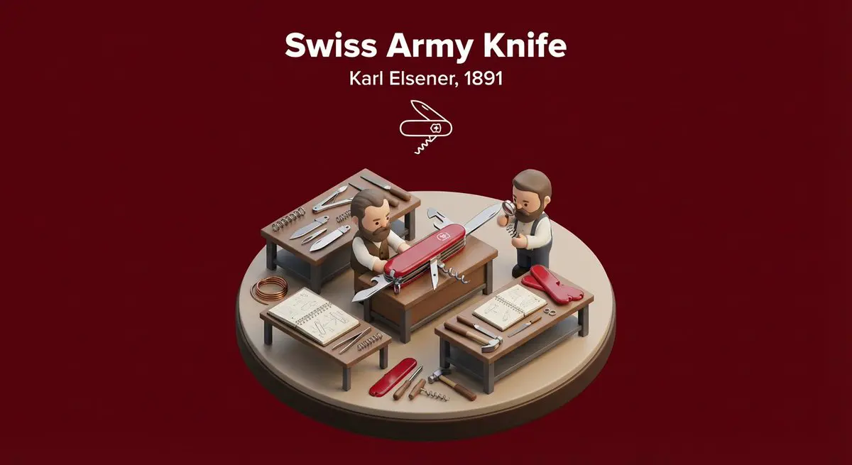 Create a miniature 3D isometric diorama showing the inven...