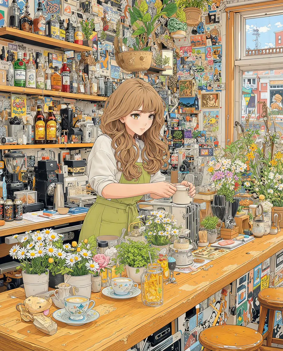 若葉色の午後
