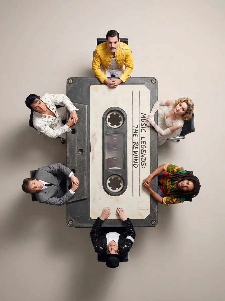Ultra-wide-angle hyper-realistic top-down flat lay photog...