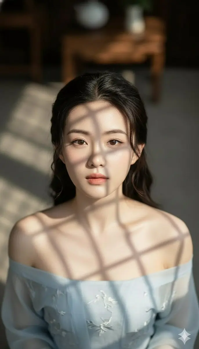 High-fashion cinematic surrealism. A top-down, 90-degree ...