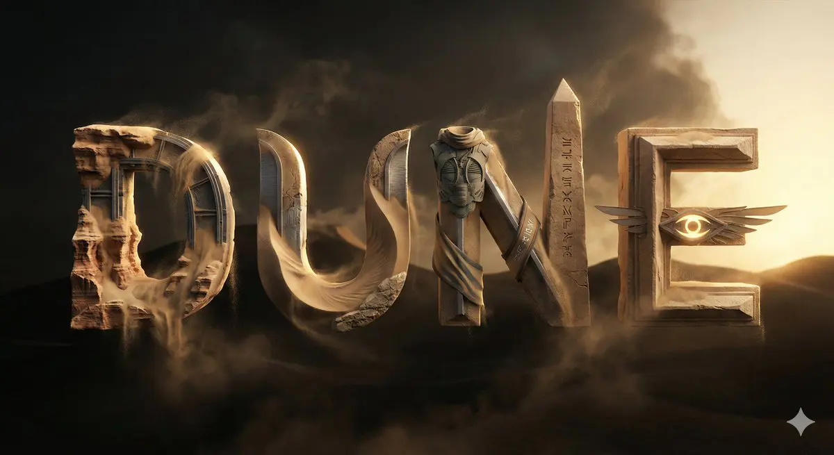 Create a cinematic 3D typographic composition spelling [W...