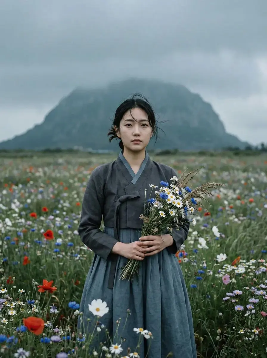 Ultra-realistic cinematic portrait of a young East Asian ...
