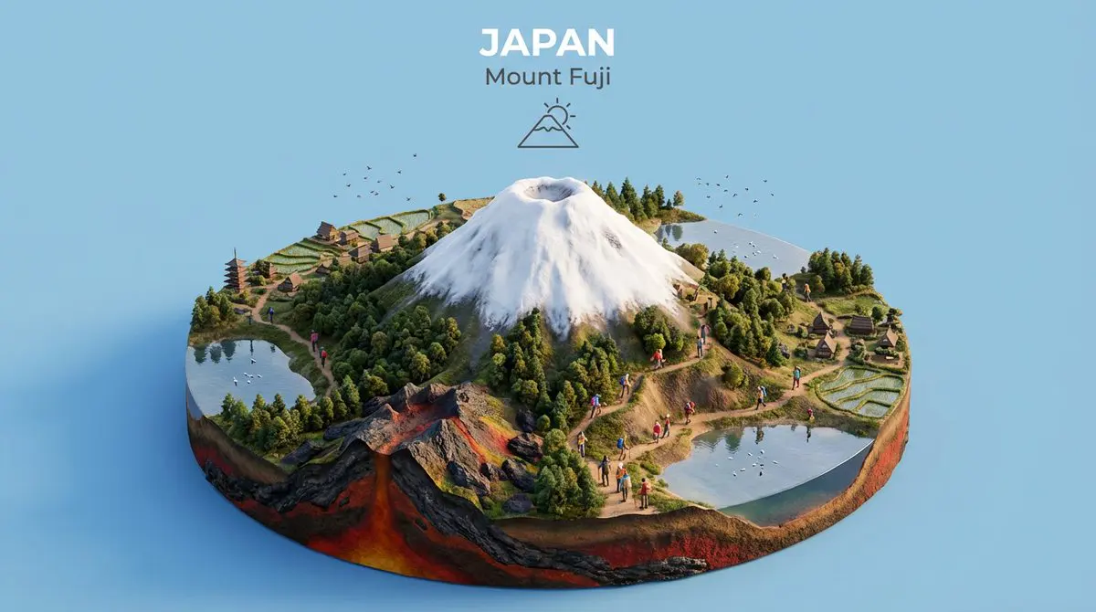 Create an isometric miniature 3D diorama highlighting the...