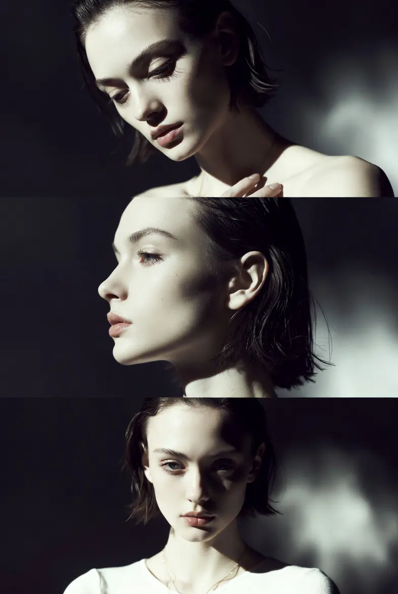 Preserve the face, proportions, and external features of ...