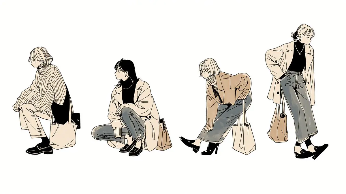 デザイナーさん、SNSアイコンで他と差別化したいならこんなファッション風イラストどう??