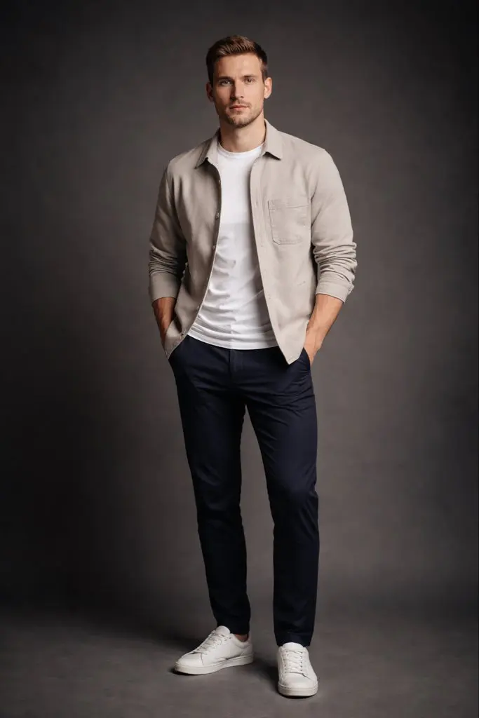 Photorealistic studio portrait of an average British man ...