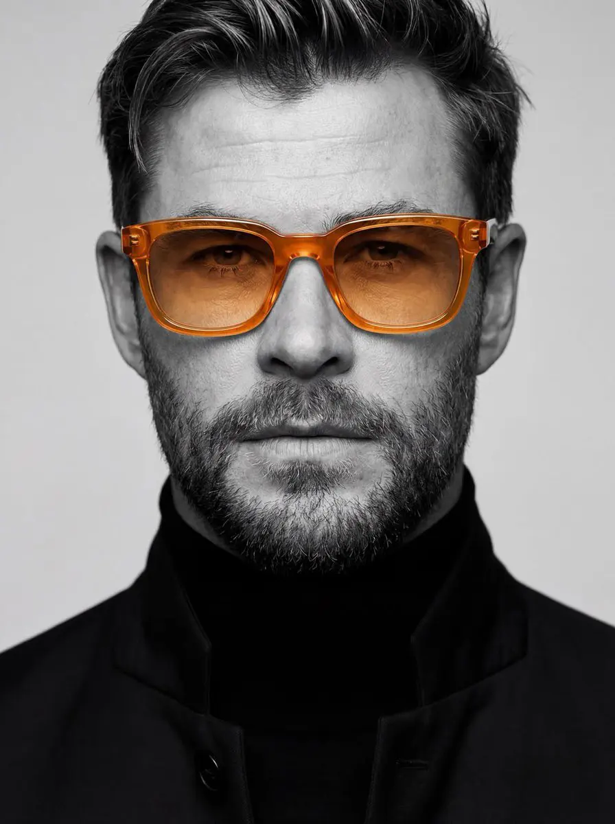Ultra-realistic studio portrait of a man, close-up headsh...