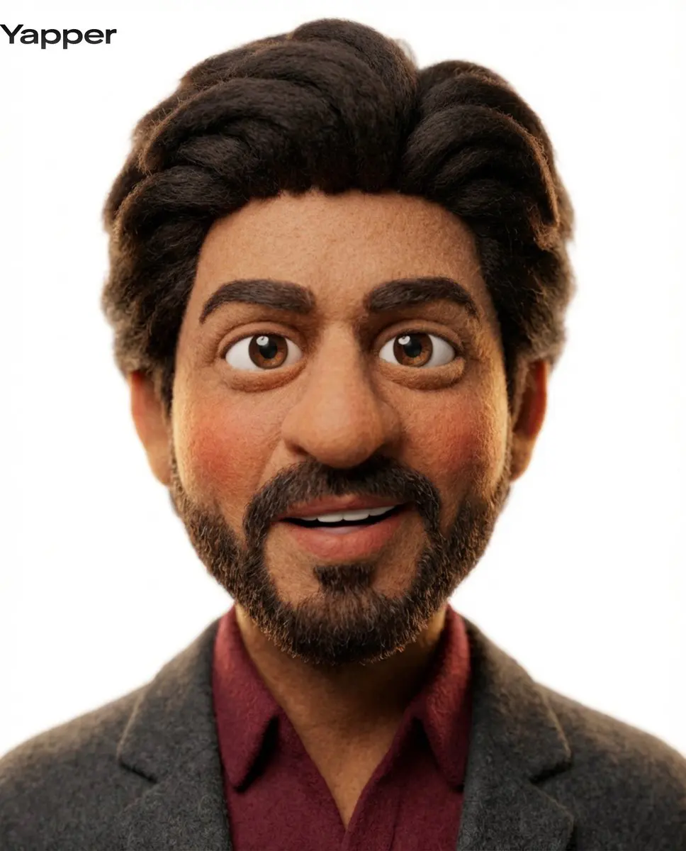 Transform the uploaded image into a stylized 3D claymatio...