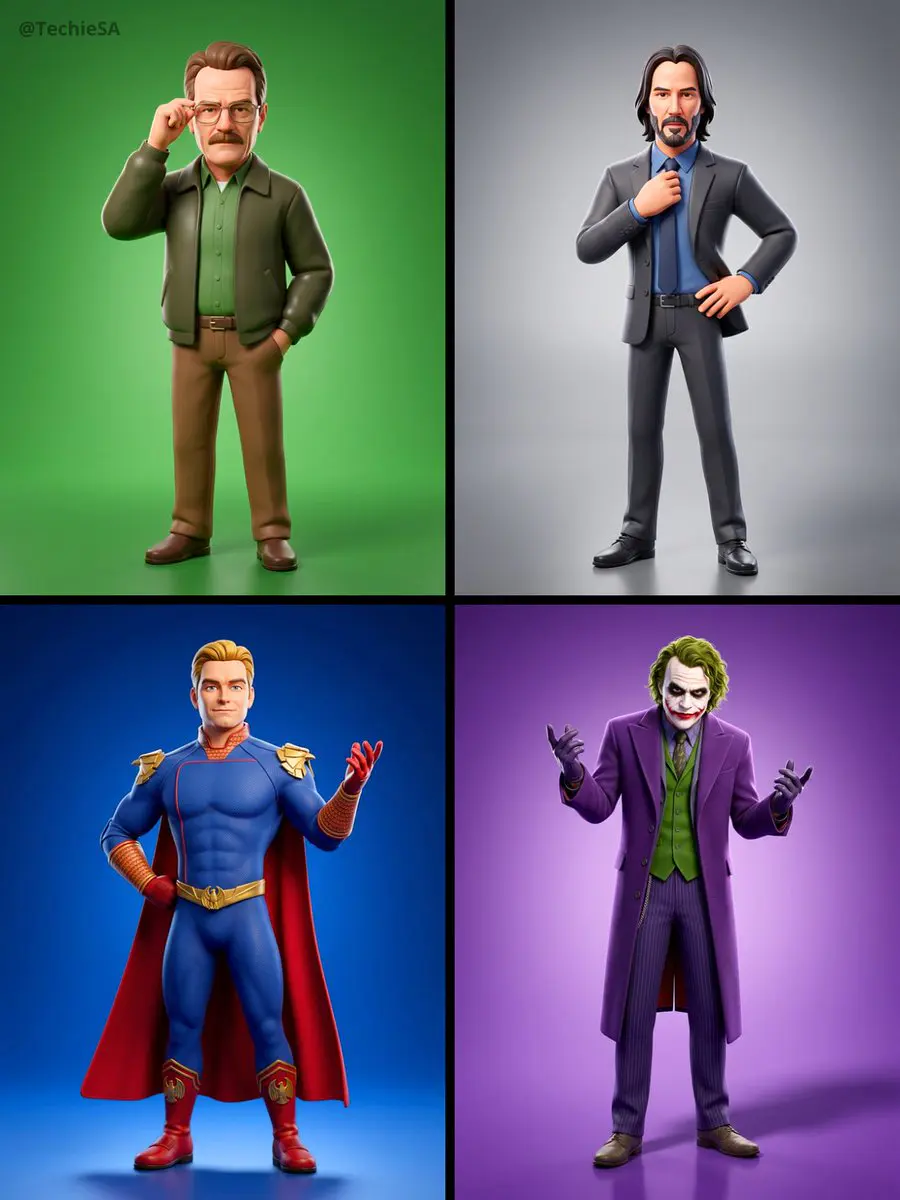 Transform the referenced person into a premium stylized 3...