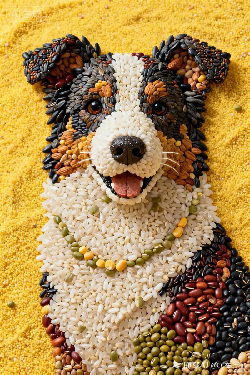 A masterpiece by a world-renowned master of grain paintin...